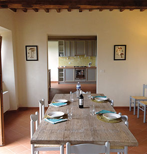 Vecchienna, villa rent in Tuscany